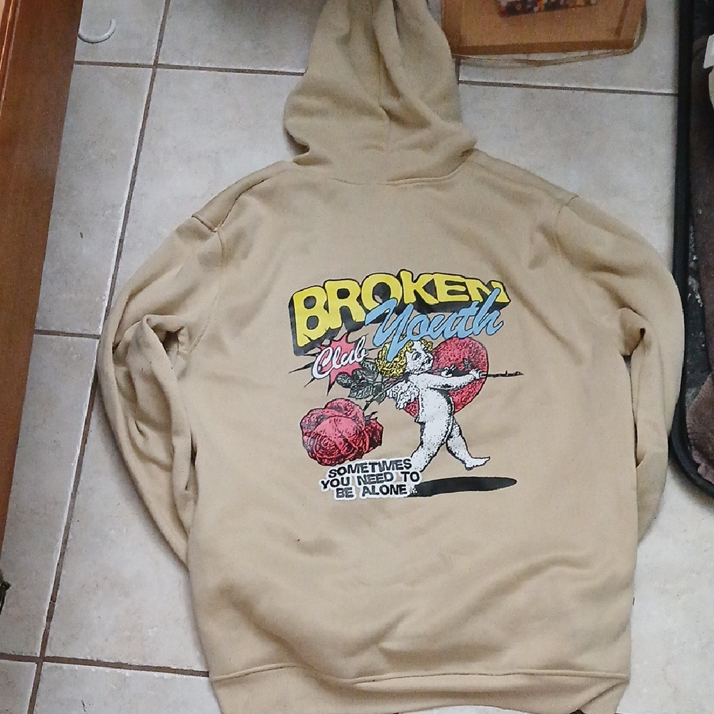 Beige Hoodie